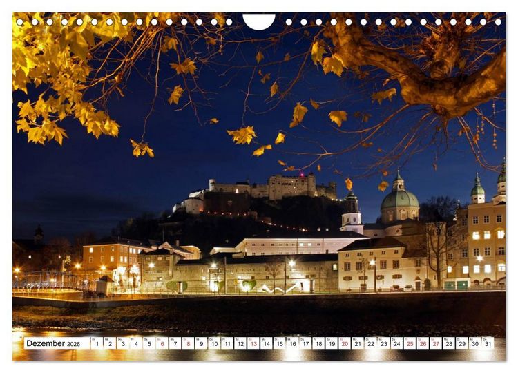 Produktbild: Mein sch&ouml;nes Salzburg (Wandkalender 2026 DIN A4 quer), CALVENDO Monatskalender
