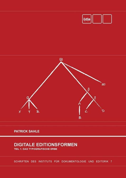 Produktbild: Digitale Editionsformen - Teil 1: Das typografische Erbe