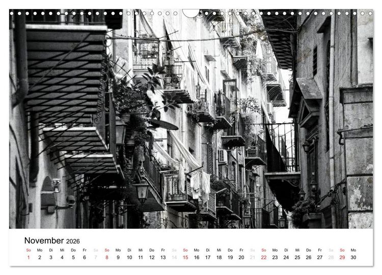 Produktbild: Silberstein portr&auml;tiert Palermo (Wandkalender 2026 DIN A3 quer), CALVENDO Monatskalender