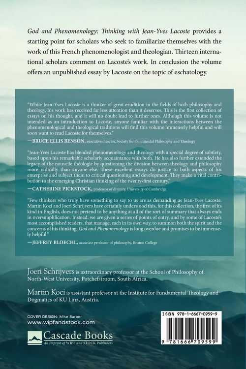 Produktbild: God and Phenomenology
