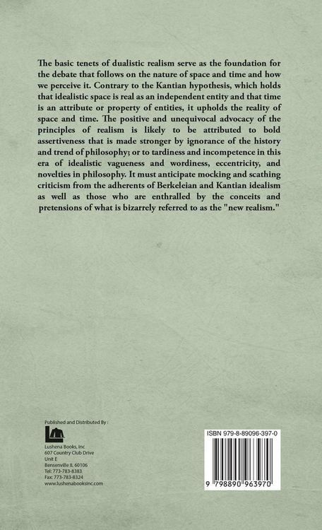 Produktbild: Nature and Cognition of Space and Time