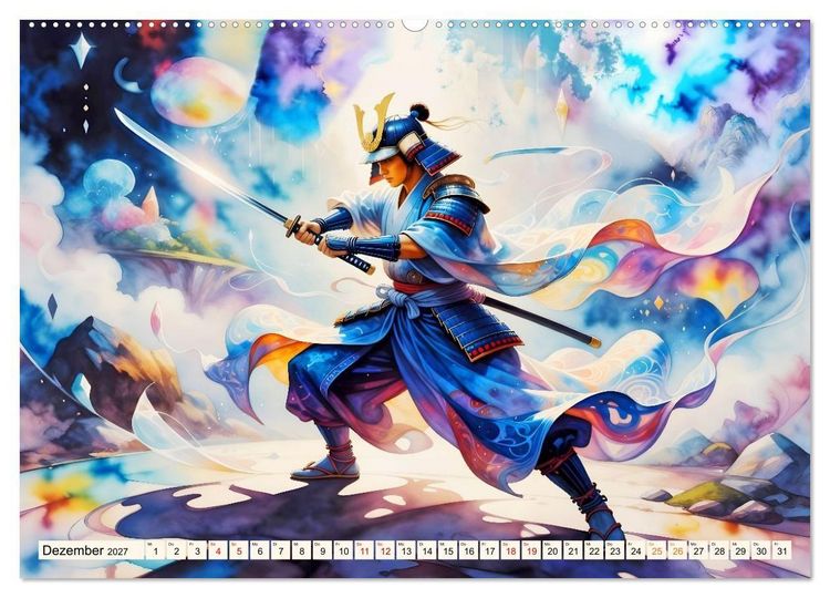 Produktbild: Im Schatten des Katana (hochwertiger Premium Wandkalender 2027 DIN A2 quer), Kunstdruck in Hochglanz