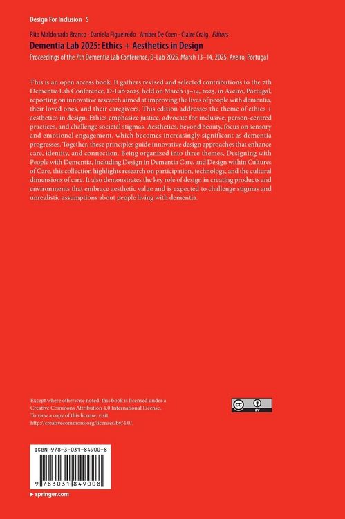 Produktbild: Dementia Lab 2025: Ethics + Aesthetics in Design