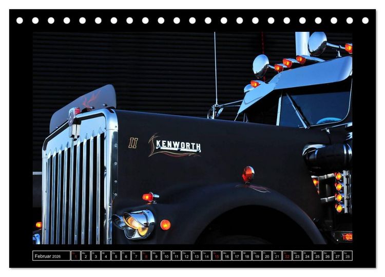 Produktbild: Kenworth W900A EXTHD (Tischkalender 2026 DIN A5 quer), CALVENDO Monatskalender