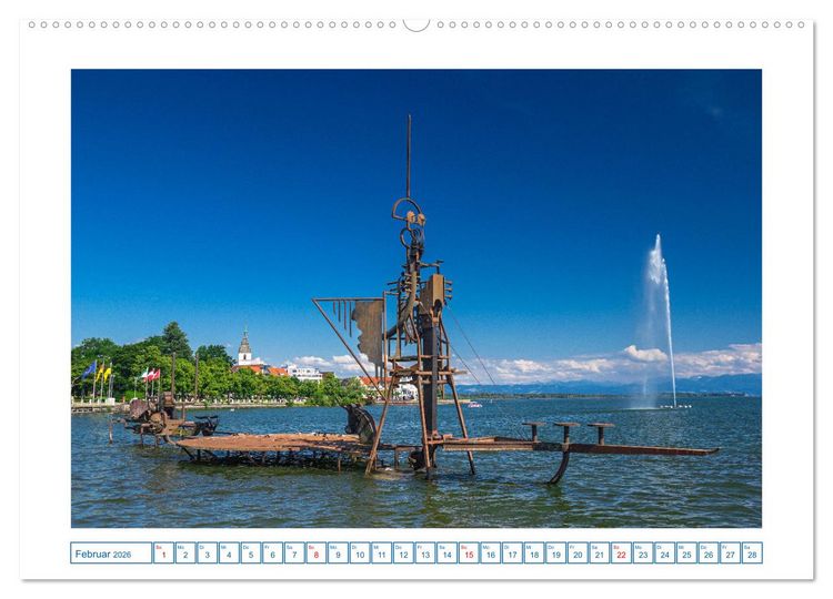 Produktbild: Friedrichshafen am Bodensee (Wandkalender 2026 DIN A2 quer), CALVENDO Monatskalender