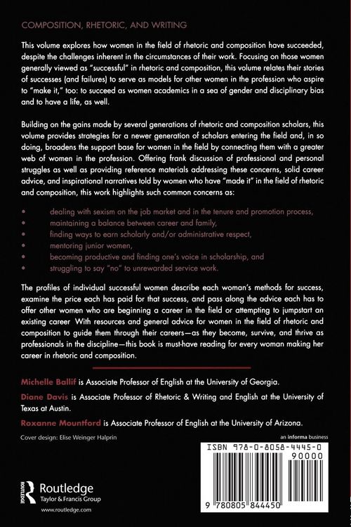 Produktbild: Women's Ways of Making It in Rhetoric and Composition