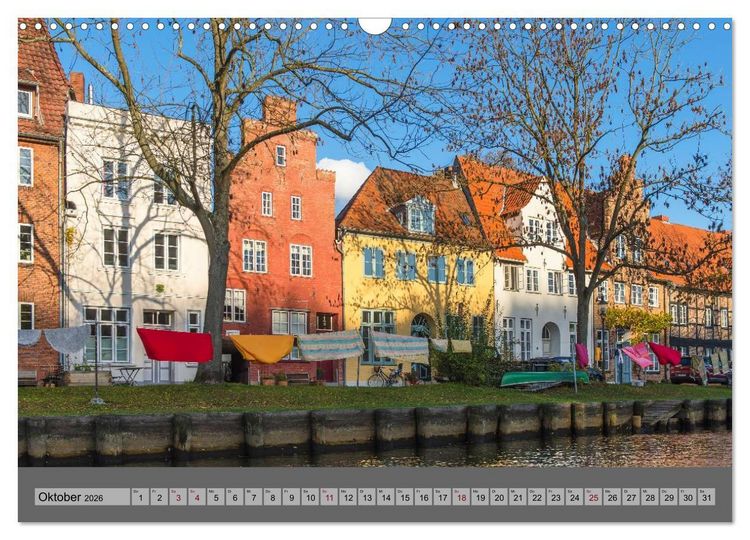 Produktbild: Ansichten der L&uuml;becker Altstadtinsel (Wandkalender 2026 DIN A3 quer), CALVENDO Monatskalender