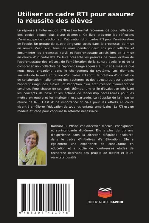Produktbild: Utiliser un cadre RTI pour assurer la r&eacute;ussite des &eacute;l&egrave;ves