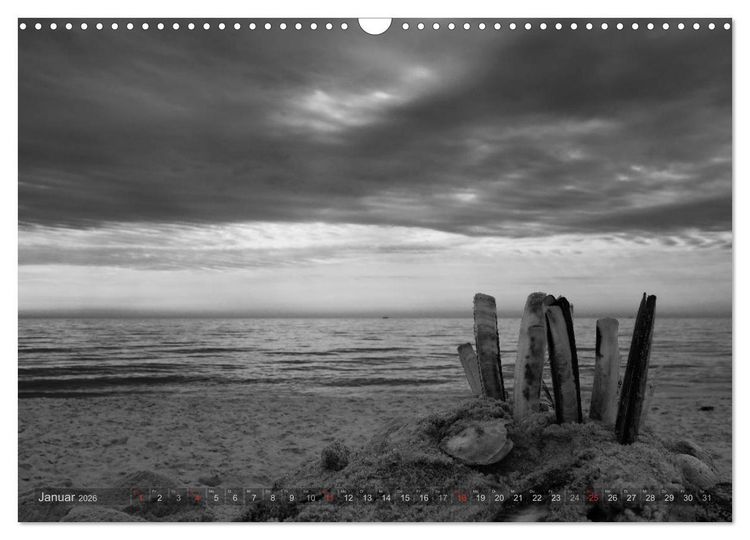 Produktbild: 54&deg;54'57"N 8&deg;19'51"E SYLT (Wandkalender 2026 DIN A3 quer), CALVENDO Monatskalender