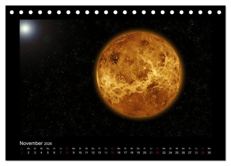 Produktbild: Magisches Universum (Tischkalender 2026 DIN A5 quer), CALVENDO Monatskalender