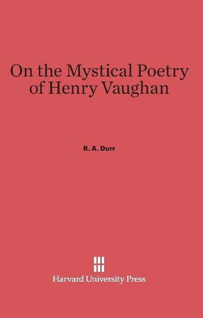 Produktbild: On the Mystical Poetry of Henry Vaughan