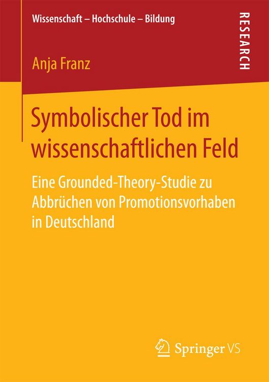 Produktbild: Symbolischer Tod im wissenschaftlichen Feld
