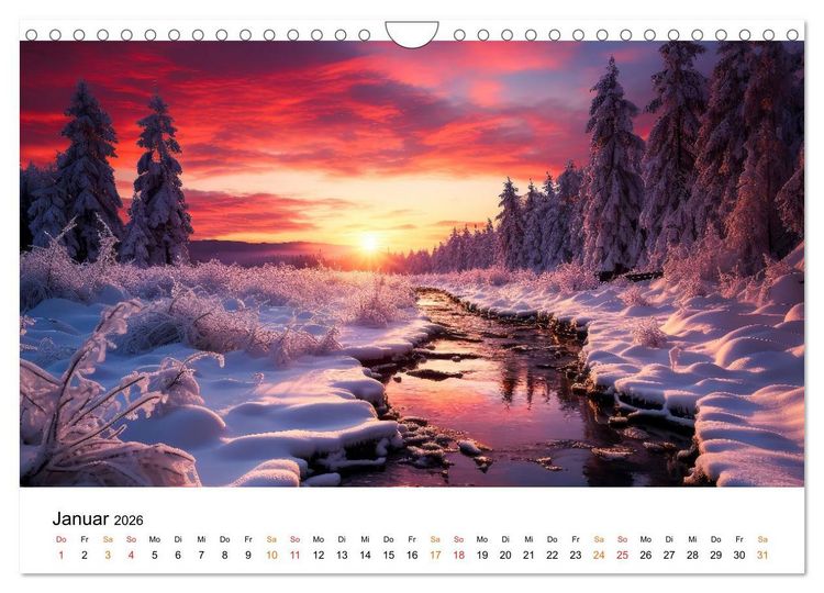 Produktbild: Natur im Jahr (Wandkalender 2026 DIN A4 quer), CALVENDO Monatskalender