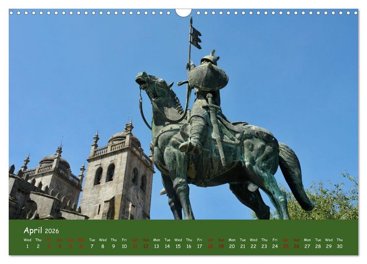 Produktbild: Colorful Porto (Wall Calendar 2026 DIN A3 landscape), CALVENDO 12 Month Wall Calendar