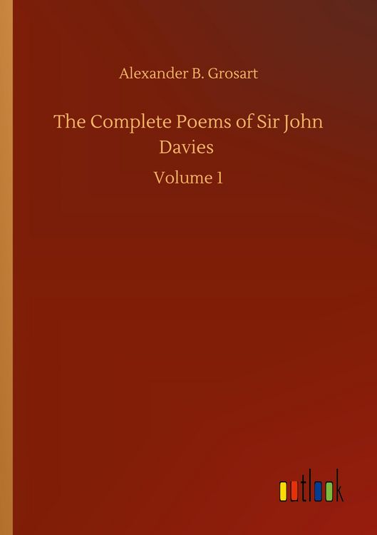 Produktbild: The Complete Poems of Sir John Davies