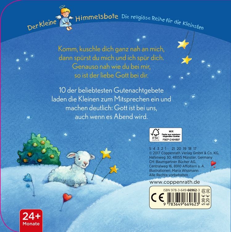 Produktbild: Meine allerliebsten Kindergebete zur guten Nacht