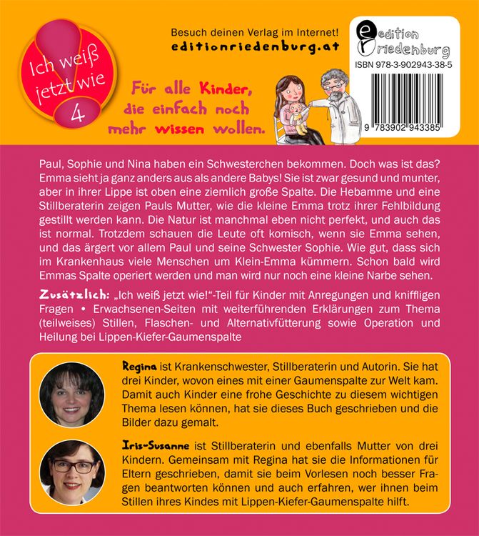 Produktbild: Besonders wenn sie lacht: Das Kindersachbuch zum zum Thema Stillen, F&uuml;ttern, Operation und Heilung bei Lippen-Kiefer-Gaumenspalte