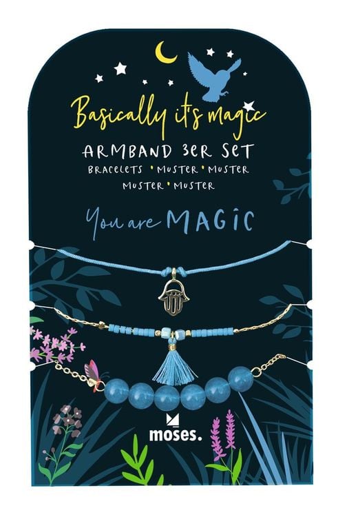 Produktbild: Basically it's magic Armbänder 3er Set Blau