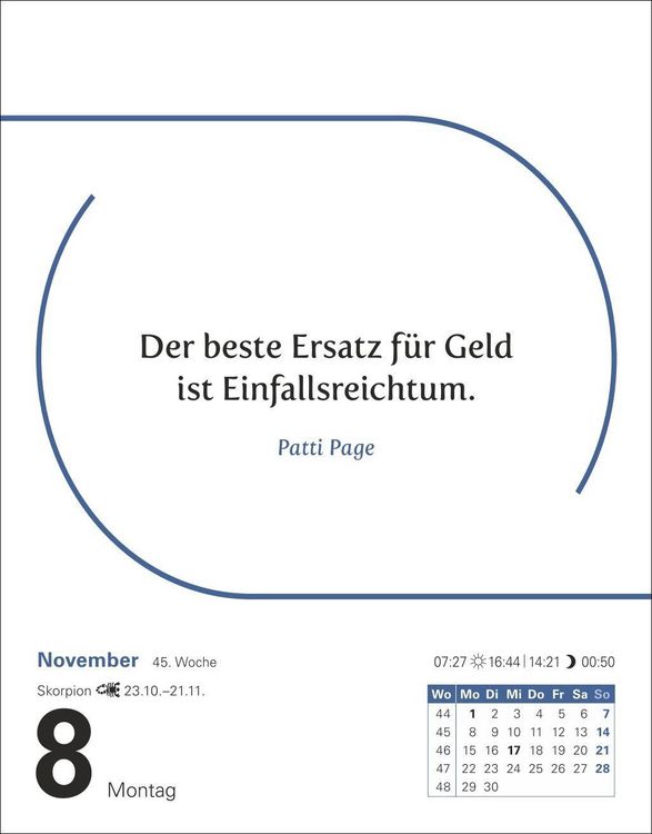 Produktbild: Zitate Tagesabrei&szlig;kalender 2027