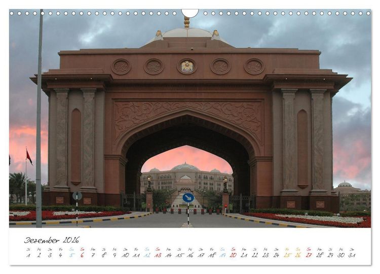 Produktbild: Abu Dhabi, eine Stadt der Zukunft. (Wandkalender 2026 DIN A3 quer), CALVENDO Monatskalender