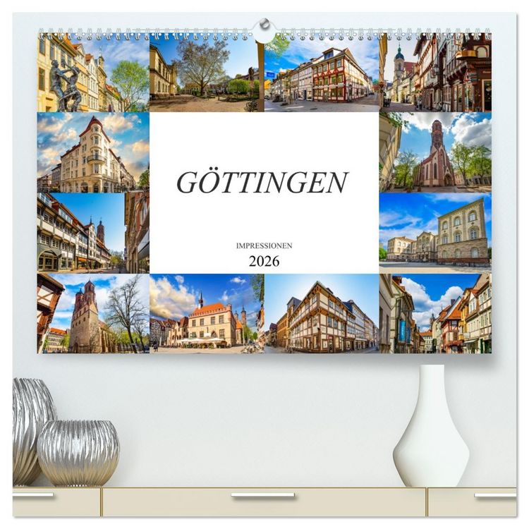 Produktbild: G&ouml;ttingen Impressionen (hochwertiger Premium Wandkalender 2026 DIN A2 quer), Kunstdruck in Hochglanz