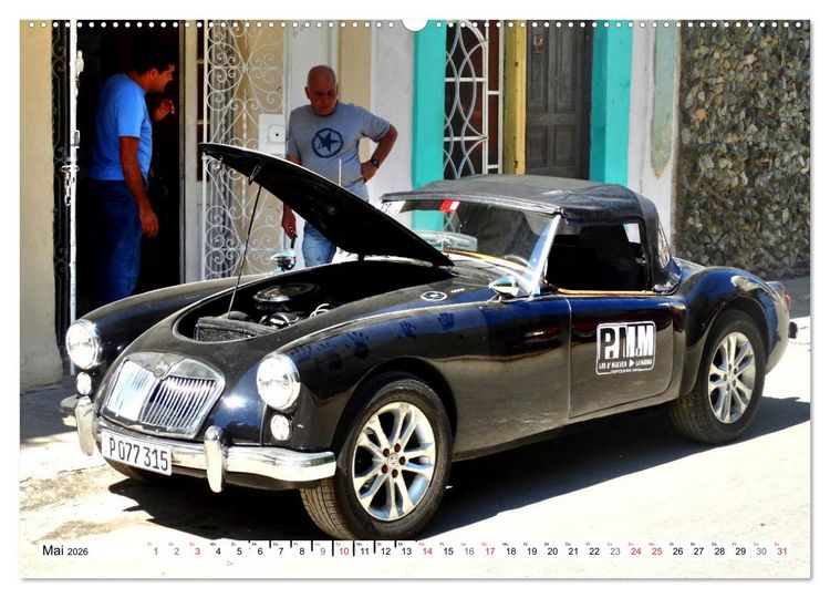 Produktbild: MGA Roadster - Filmstar auf R&auml;dern (Wandkalender 2026 DIN A2 quer), CALVENDO Monatskalender