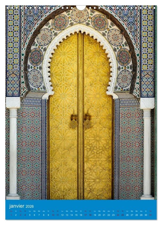 Produktbild: Portes Orientales (Calendrier mural 2026 DIN A3 horizontal), CALVENDO calendrier mensuel