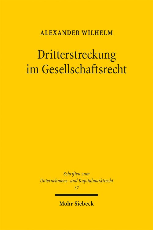 Produktbild: Dritterstreckung im Gesellschaftsrecht