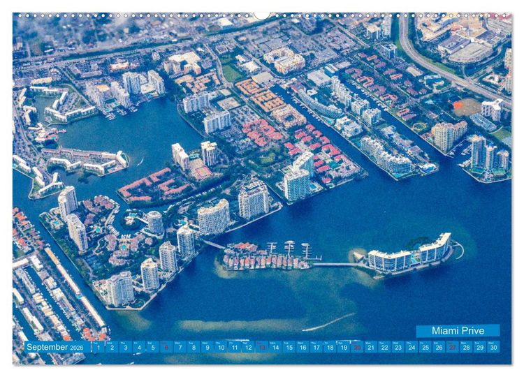 Produktbild: Colorful Miami (Wall Calendar 2026 DIN A2 landscape), CALVENDO 12 Month Wall Calendar