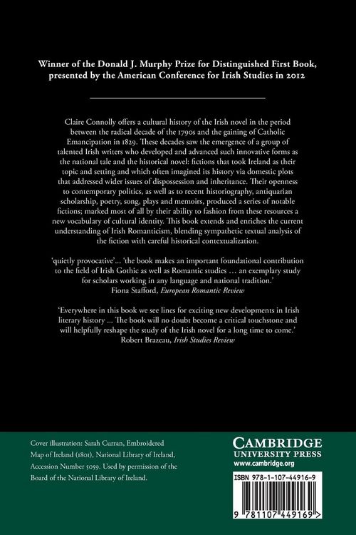 Produktbild: A Cultural History of the Irish Novel, 1790 1829