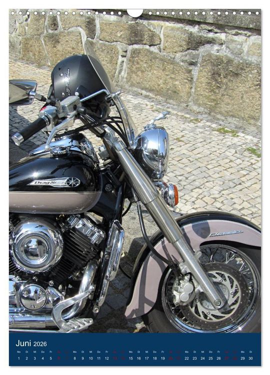 Produktbild: Mein Motorradkalender (Wandkalender 2026 DIN A3 hoch), CALVENDO Monatskalender