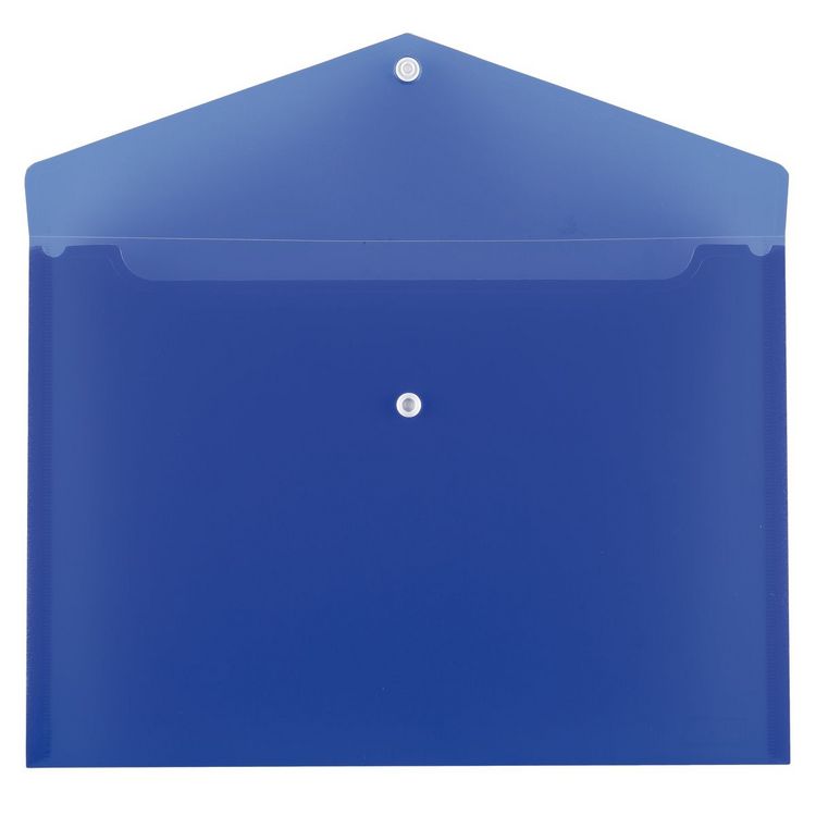 Produktbild: Idena Versandtasche PP transluzent blau DIN C4