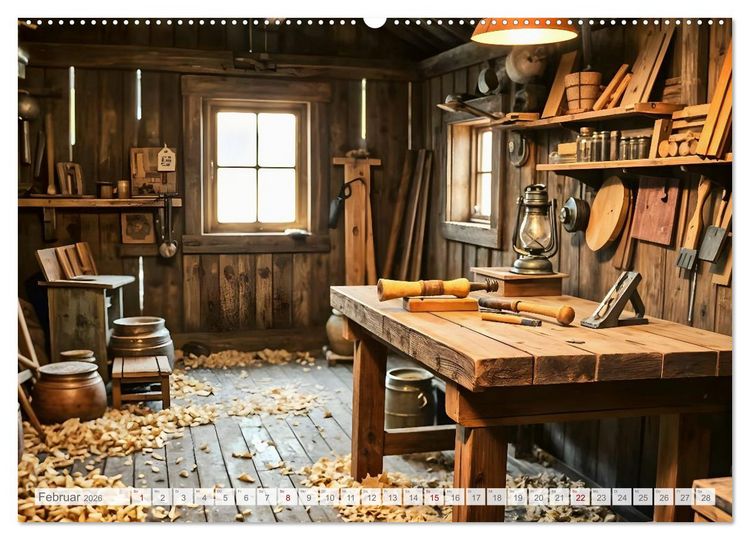 Produktbild: Wo der Tag nach Heu duftet - Zw&ouml;lf stille Monatsmomente im b&auml;uerlichen Rhythmus der Natur (hochwertiger Premium Wandkalender 2026 DIN A2 quer), Kunstdruck in Hochglanz