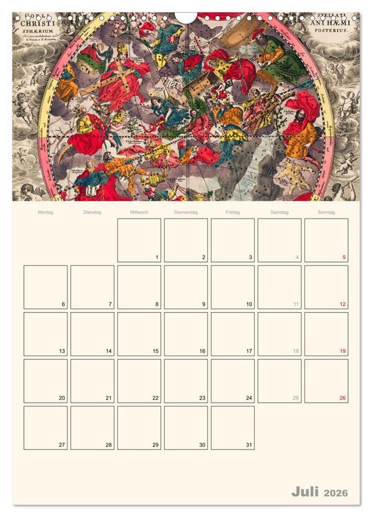 Produktbild: Zu den Sternen - mit Planerfunktion (Wandkalender 2026 DIN A3 hoch), CALVENDO Monatskalender