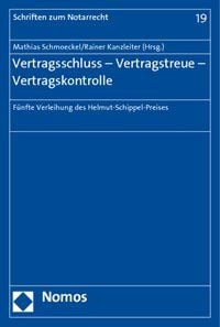 Produktbild: Vertragsschluss - Vertragstreue - Vertragskontrolle