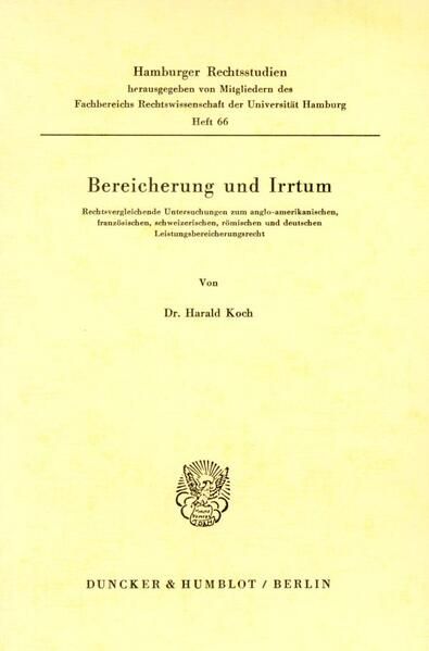 Produktbild: Bereicherung und Irrtum.