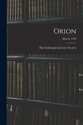 Produktbild: Orion; March, 1920