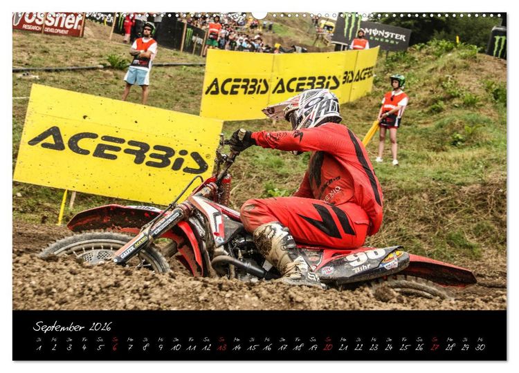 Produktbild: Motocross Racing 2026 (hochwertiger Premium Wandkalender 2026 DIN A2 quer), Kunstdruck in Hochglanz