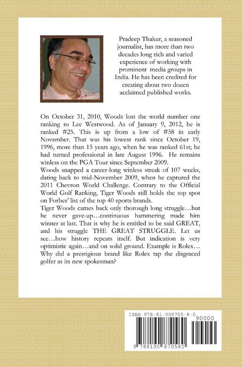 Produktbild: "TIGER" IS BACK! The Great Struggle of Tiger Woods (Revised & Enlarged Edition)