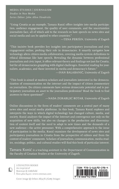 Produktbild: Participatory Journalism and Reader Comments in Croatia