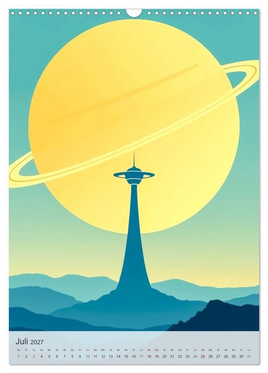 Produktbild: Die Goldene &Auml;ra der Raumfahrt (Wandkalender 2027 DIN A3 hoch), CALVENDO Monatskalender