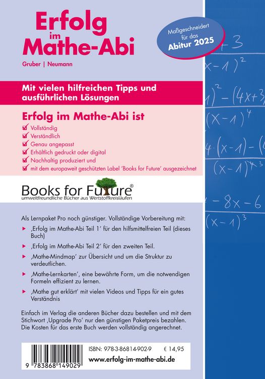 Produktbild: Erfolg im Mathe-Abi 2025 Hessen Leistungskurs Pr&uuml;fungsteil 1: Hilfsmittelfreier Teil