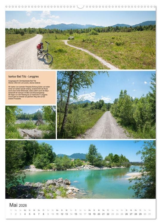 Produktbild: Radlgl&uuml;ck mit Alpenblick 2026 (hochwertiger Premium Wandkalender 2026 DIN A2 hoch), Kunstdruck in Hochglanz