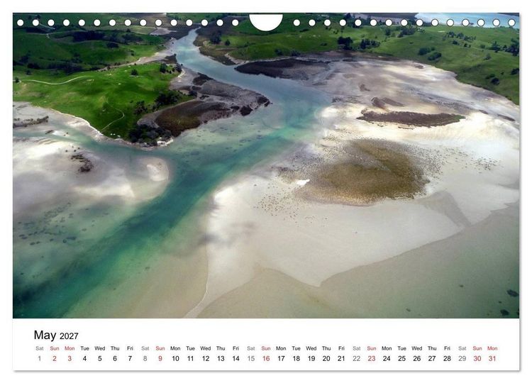 Produktbild: New Zealand's Stunning Coastline (Wall Calendar 2027 DIN A4 landscape), CALVENDO 12 Month Wall Calendar