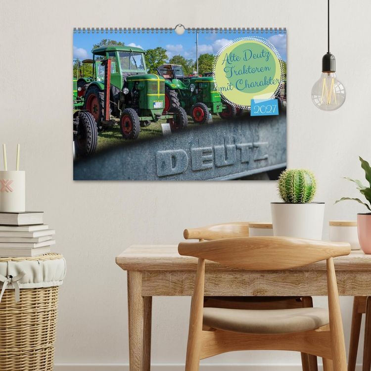Produktbild: Alte Deutz Traktoren mit Charakter (Wandkalender 2027 DIN A3 quer), CALVENDO Monatskalender