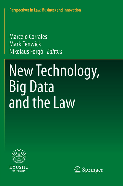 Produktbild: New Technology, Big Data and the Law