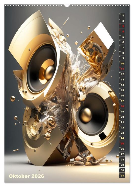 Produktbild: LAUT STARK EXPLOSIV (hochwertiger Premium Wandkalender 2026 DIN A2 hoch), Kunstdruck in Hochglanz