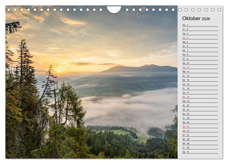 Produktbild: Bischofshofen & mehr (Wandkalender 2026 DIN A4 quer), CALVENDO Monatskalender