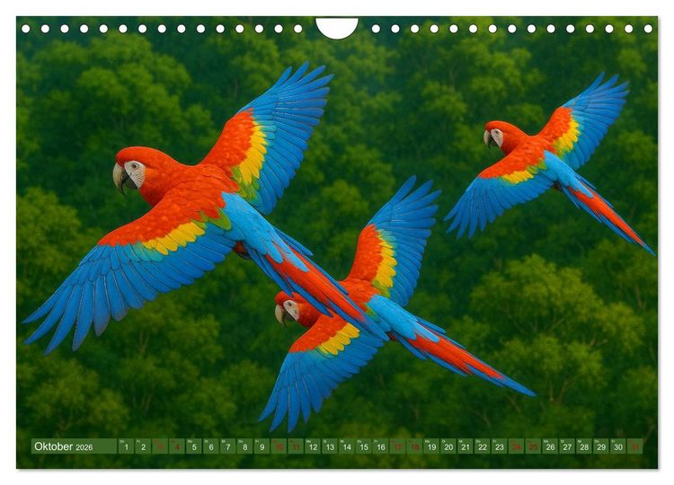 Produktbild: &Uuml;ber dem Vogelflug (Wandkalender 2026 DIN A4 quer), CALVENDO Monatskalender