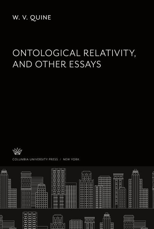 Produktbild: Ontological Relativity and Other Essays